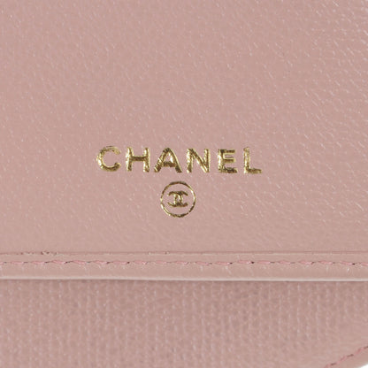 Chanel Leather Billfold Wallet Pink 5 of 8