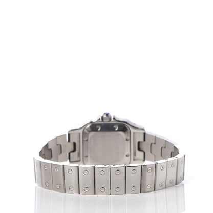 Cartier Stainless Steel 24mm Santos De Cartier Galbee Quartz Watch Black 4 of 6