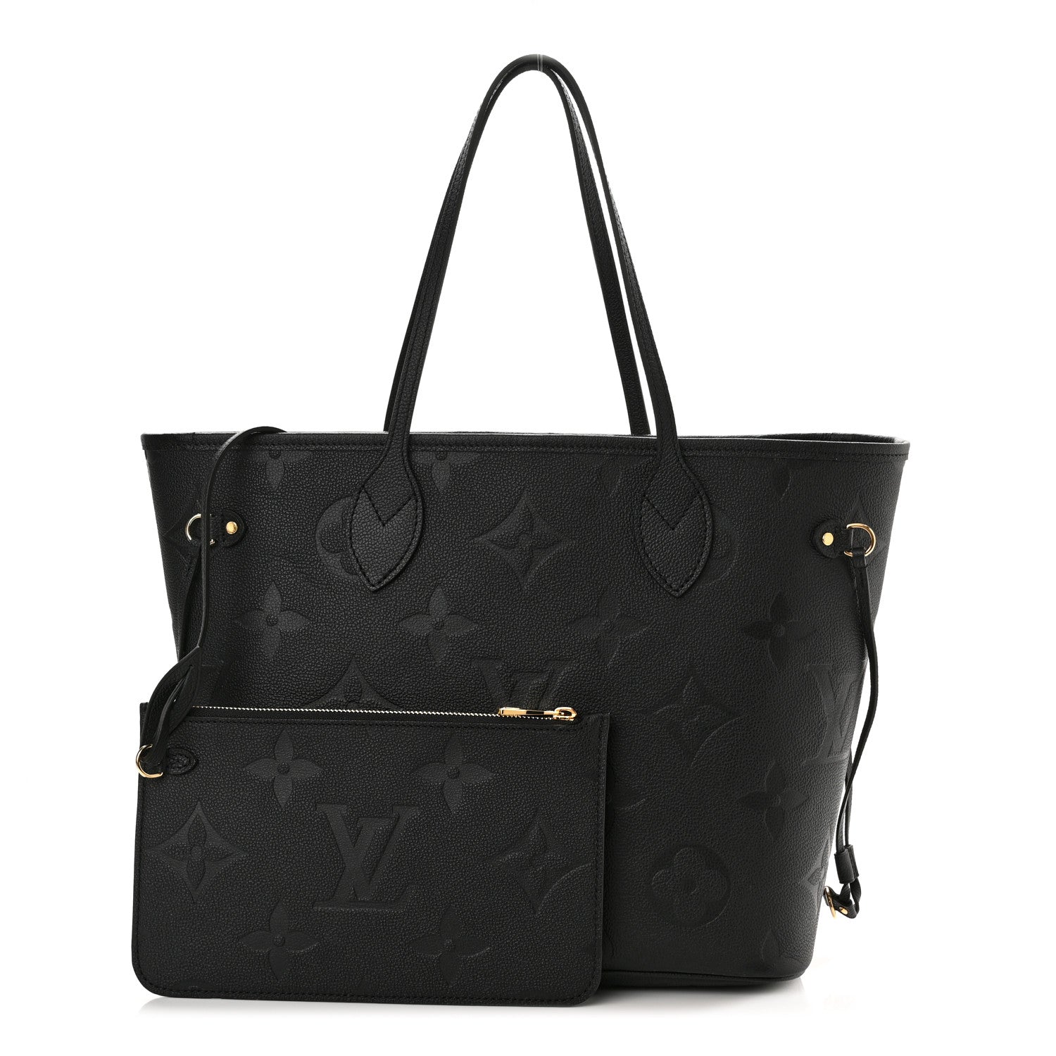 Louis Vuitton Empreinte Monogram Giant Neverfull MM Black 1 of 11