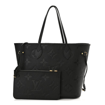 Louis Vuitton Empreinte Monogram Giant Neverfull MM Black 1 of 11