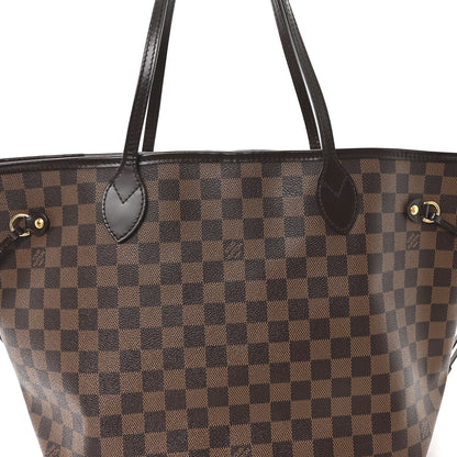Louis Vuitton Damier Ebene Neo Neverfull MM Rose Ballerine 9 of 14