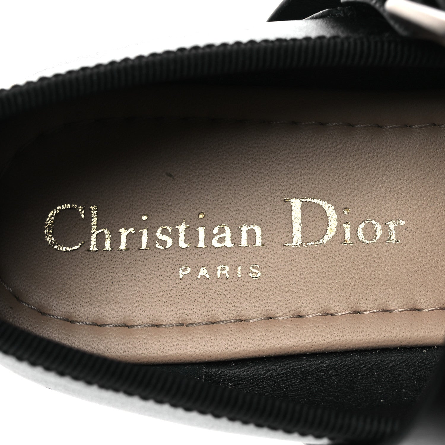 Christian Dior Calfskin Punk Ballet Flats 36 Black 9 of 14