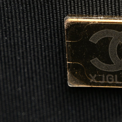 Chanel Lambskin Quilted Wallet On Chain WOC White Black 8 of 13