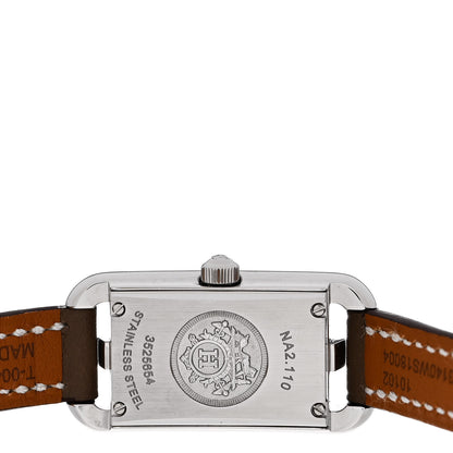 Hermes Stainless Steel Swift 17mm Nantucket Quartz Watch Etoupe 4 of 4