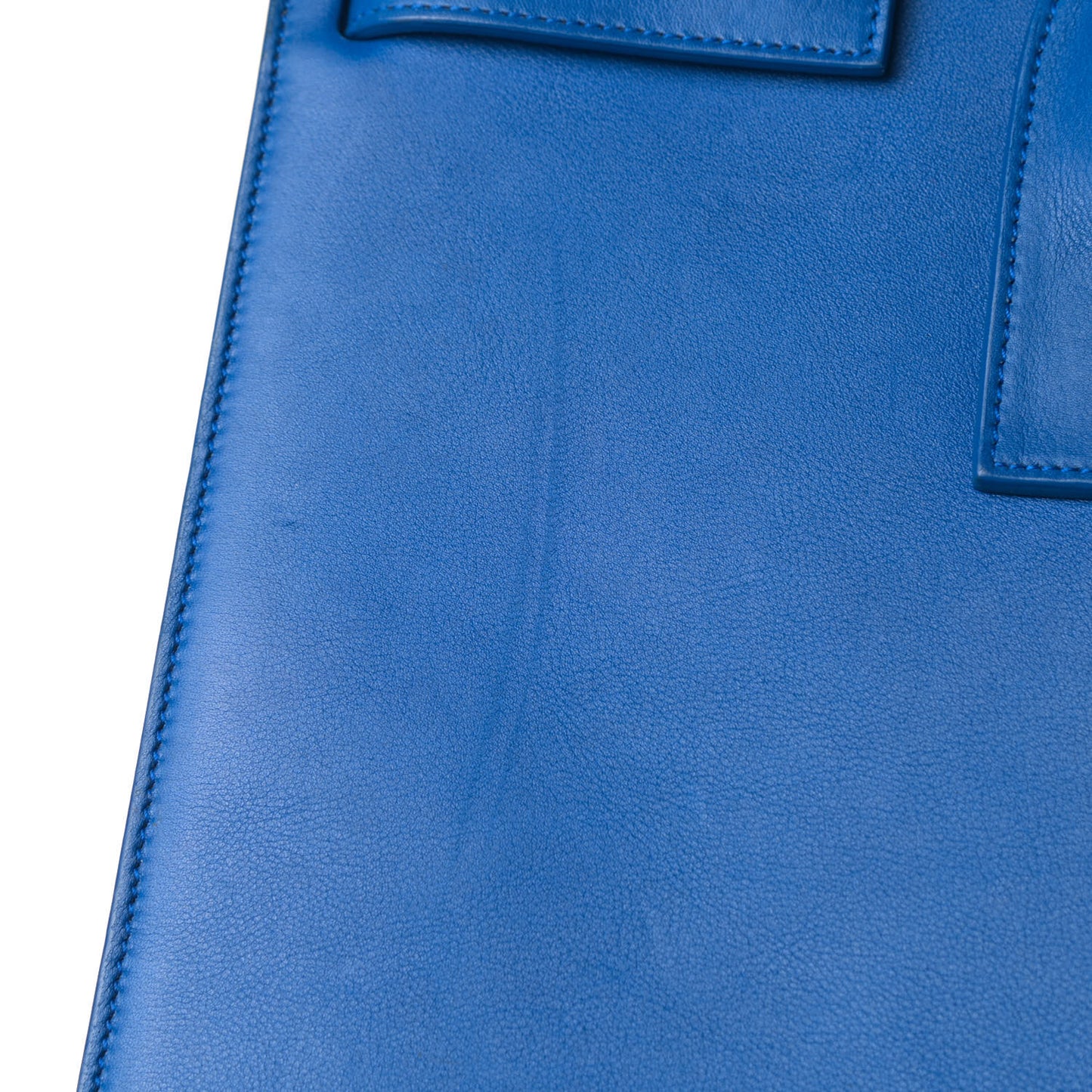 Calfskin Large Sac De Jour Carryall Royal Blue