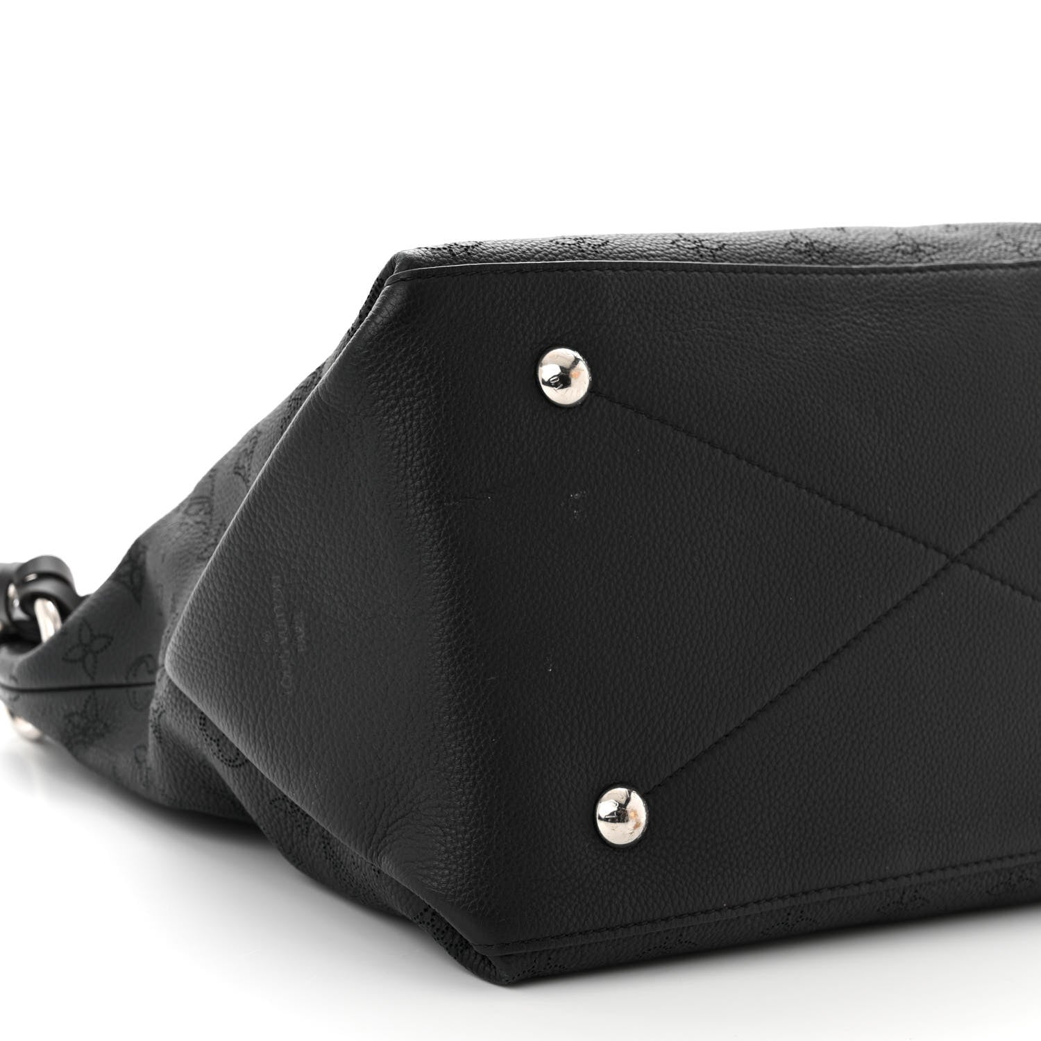 Louis Vuitton Mahina Beaubourg Hobo MM Black 8 of 9