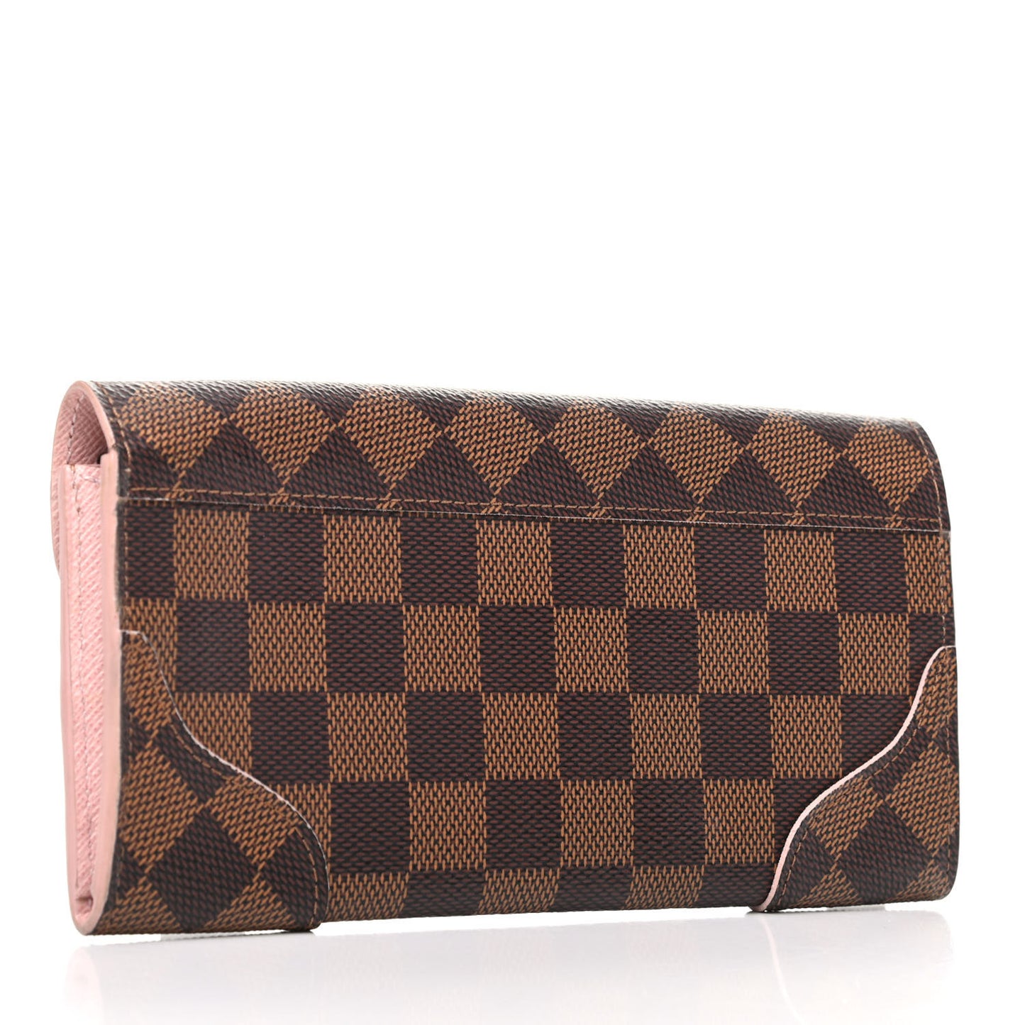 Damier Ebene Caissa Wallet Rose Ballerine