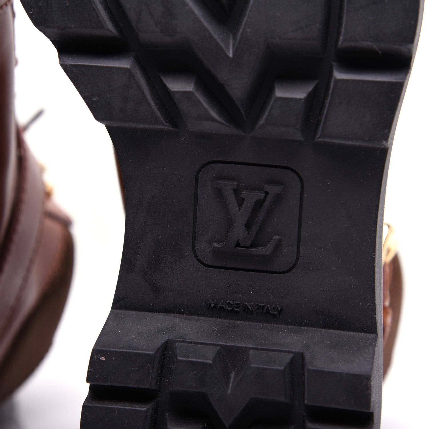 Louis Vuitton Calfskin Territory Ranger Combat Boots 38 Cognac 11 of 13