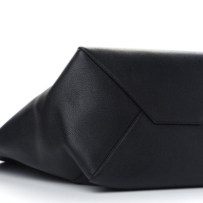 Celine Soft Grained Calfskin Medium Belt Cabas Phantom Black 8 of 10