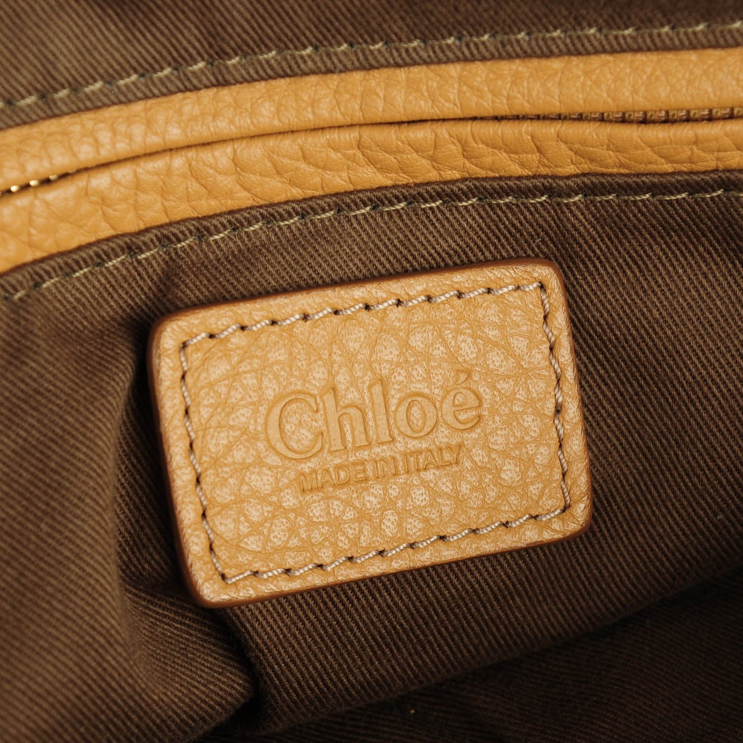Calfskin Large Marcie Satchel Sand Shell