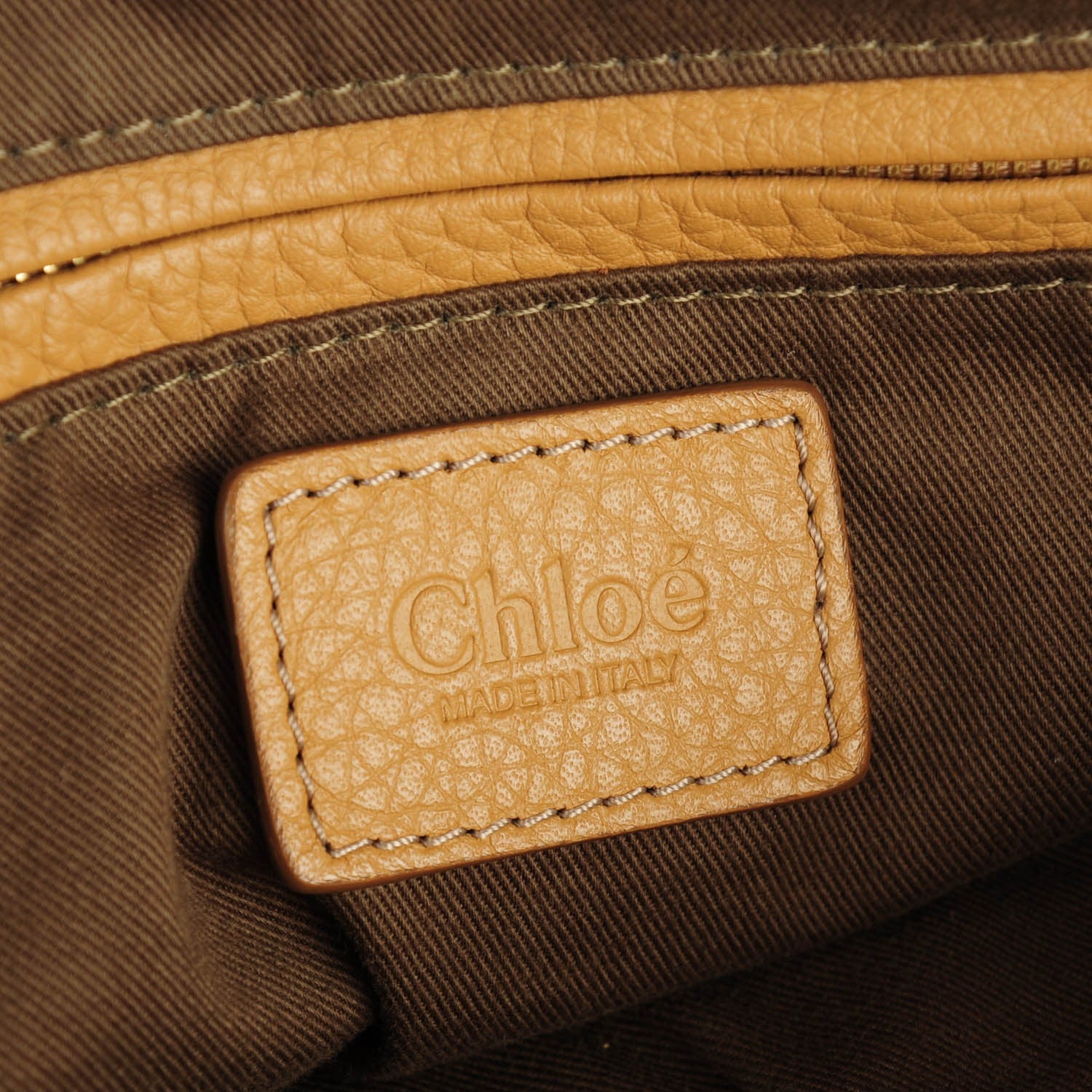 Chloe Calfskin Large Marcie Satchel Sand Shell 6 of 8