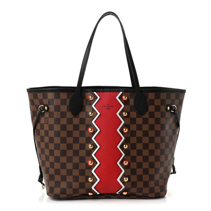 Louis Vuitton Damier Ebene Karakoram Neverfull MM 1 of 11