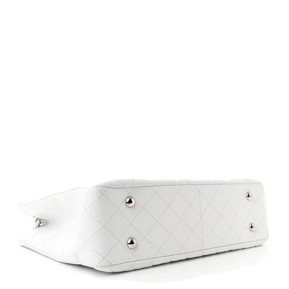 Chanel Caviar Quilted Maxi Paris Edinburgh Flap White 4 of 11