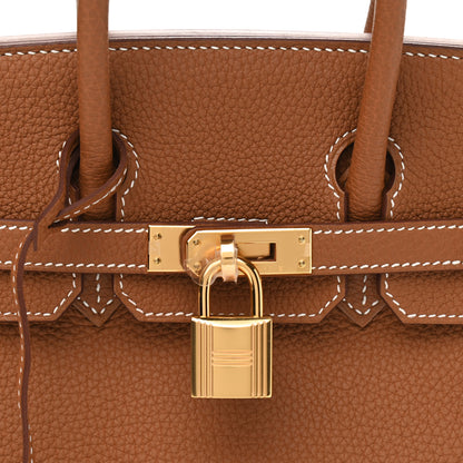 Hermes Togo Birkin 25 Gold 10 of 10