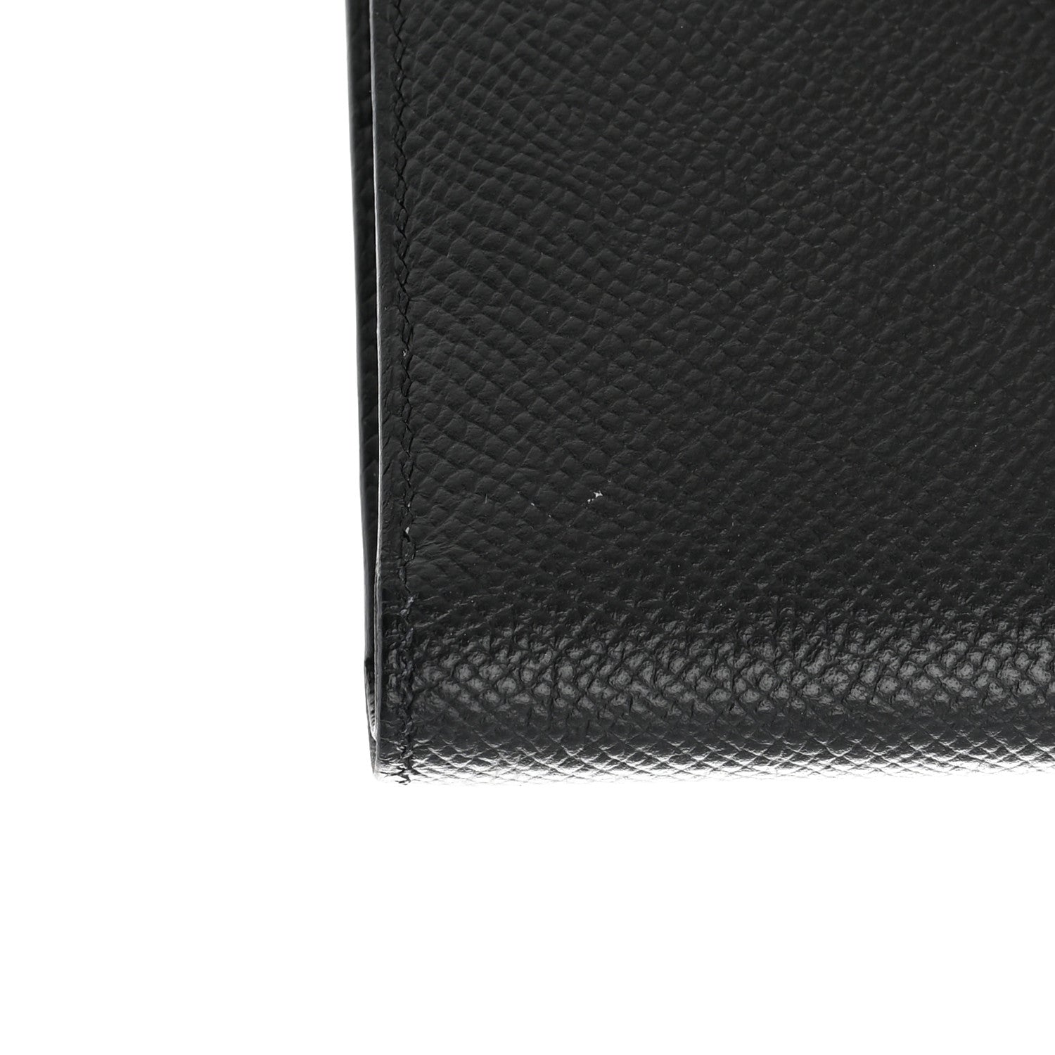 Hermes Epsom Bearn Compact Wallet Black 13 of 15