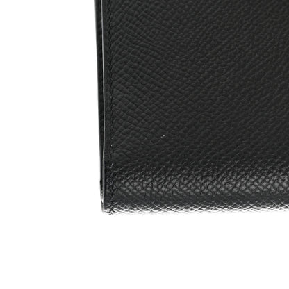 Hermes Epsom Bearn Compact Wallet Black 13 of 15