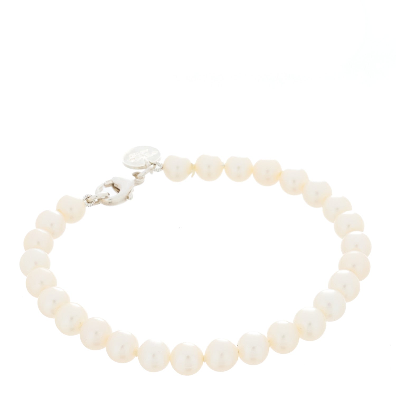 Tiffany Sterling Silver Pearl Ziegfeld Bracelet 1 of 4