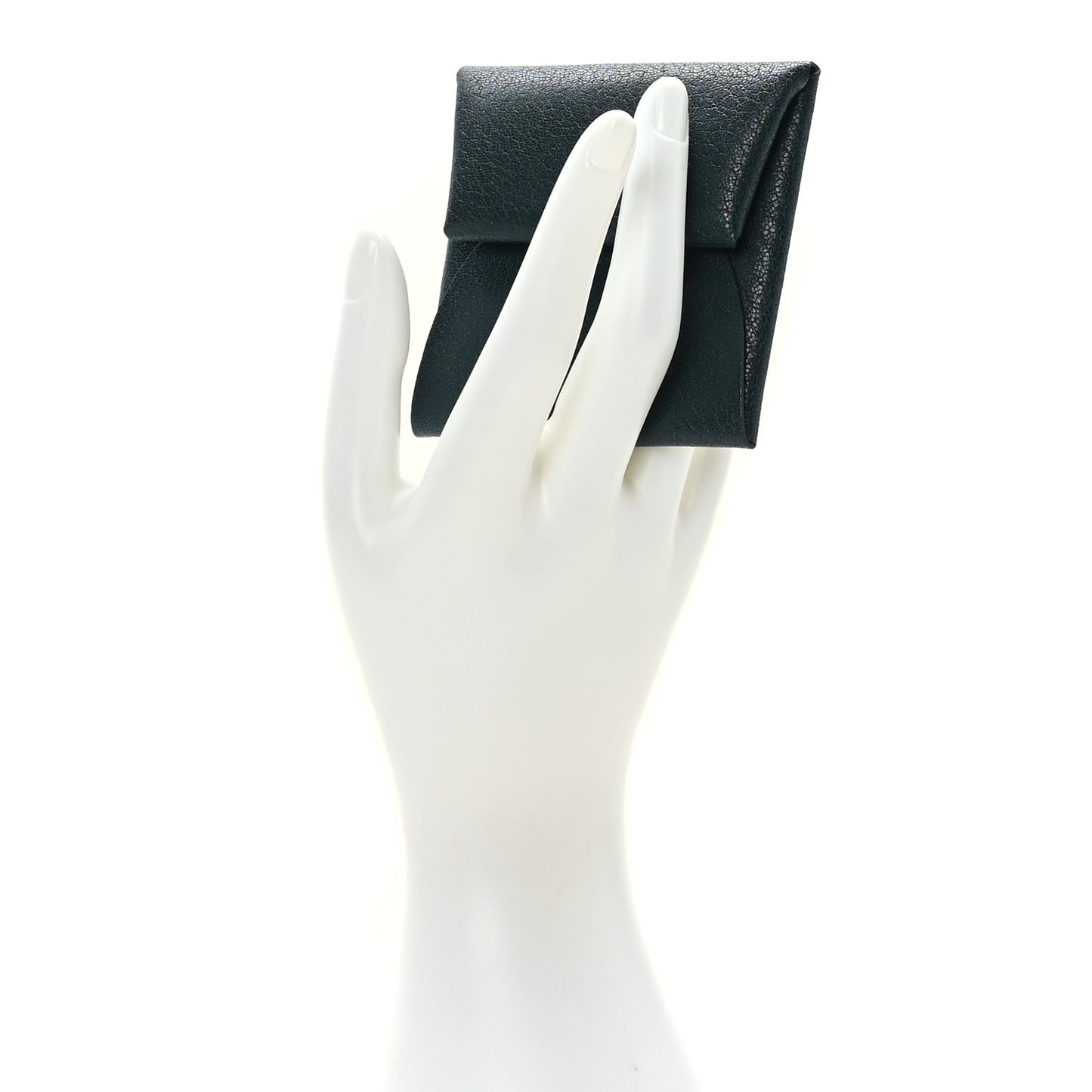 Chevre Mysore Bastia Coin Purse Vert Cypress