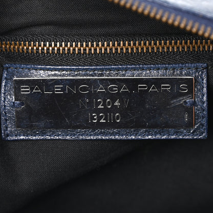 Balenciaga Agneau Classic Hardware Work Bleu Obscur 7 of 11