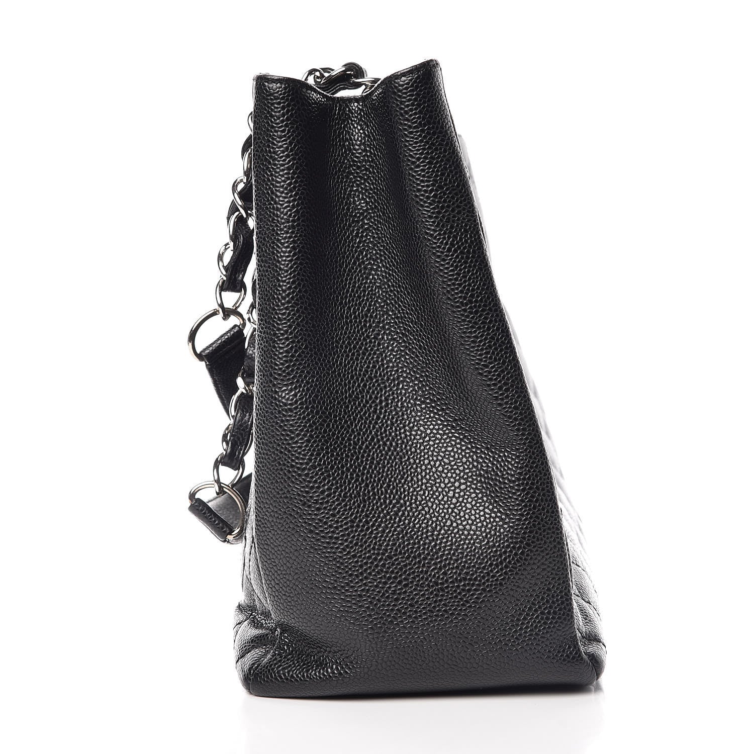 Chanel Caviar Quilted Grand Shopping Tote GST Black 10 of 12