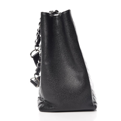 Chanel Caviar Quilted Grand Shopping Tote GST Black 10 of 12