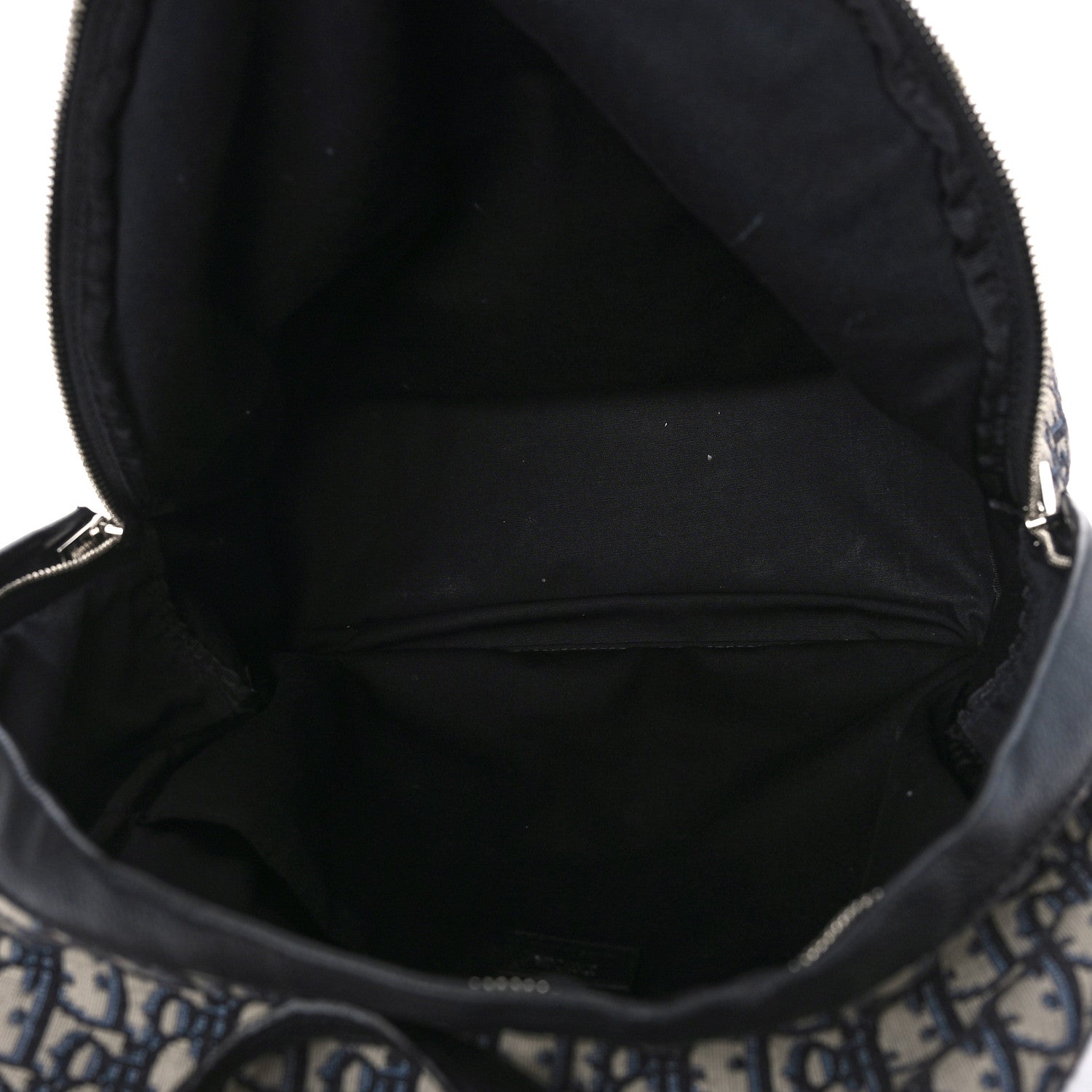 Christian Dior Oblique Calfskin Rider Backpack Beige Black 5 of 11