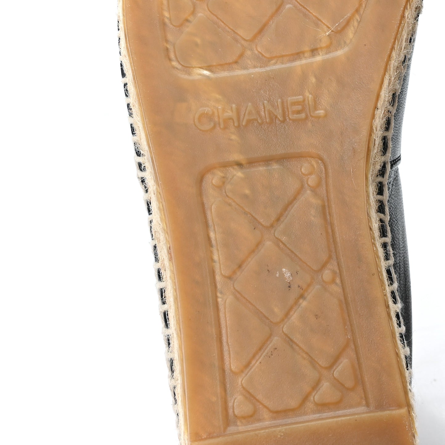 Lambskin CC Espadrilles 40 Black