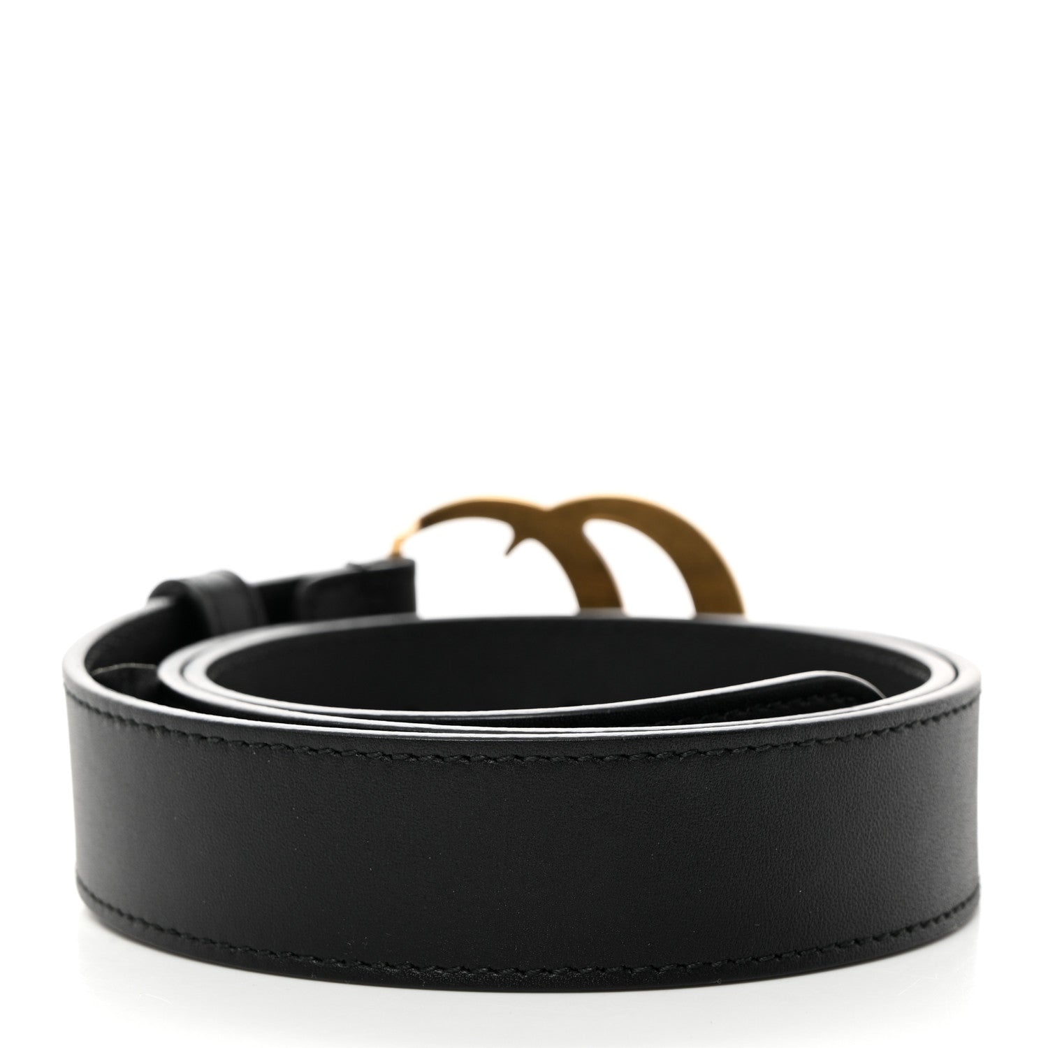 Gucci Calfskin Double G 30mm Belt 75 30 Black 2 of 5