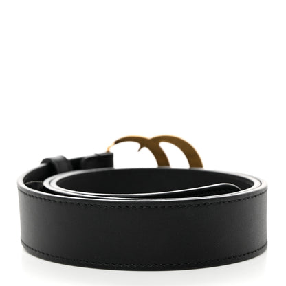 Gucci Calfskin Double G 30mm Belt 75 30 Black 2 of 5