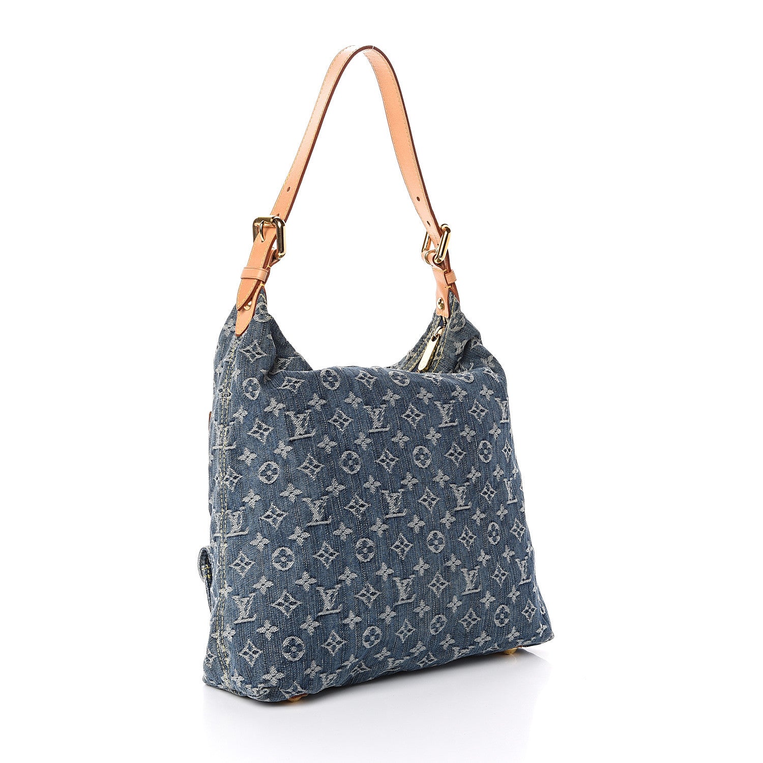 Louis Vuitton Denim Baggy GM Blue 2 of 7