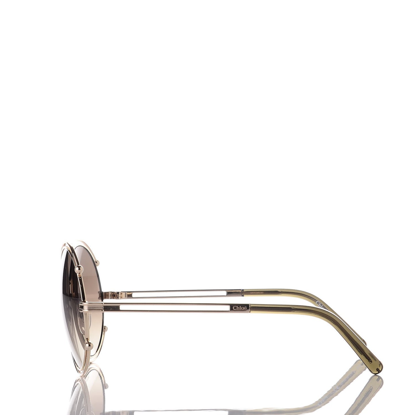 Isidora Oversized Round Sunglasses CE122S Gold