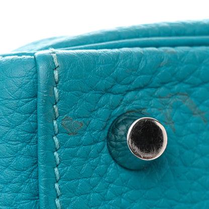 Hermes Togo Kelly Retourne 32 Turquoise 12 of 14