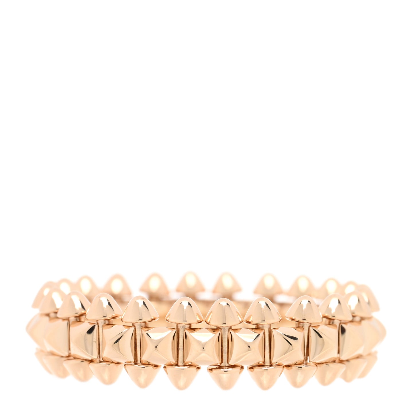 18K Pink Gold SM Clash De Cartier Ring 58 8.5