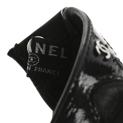 Chanel Lambskin Paris Dallas Fingerless CC Gloves 6 Black 4 of 9