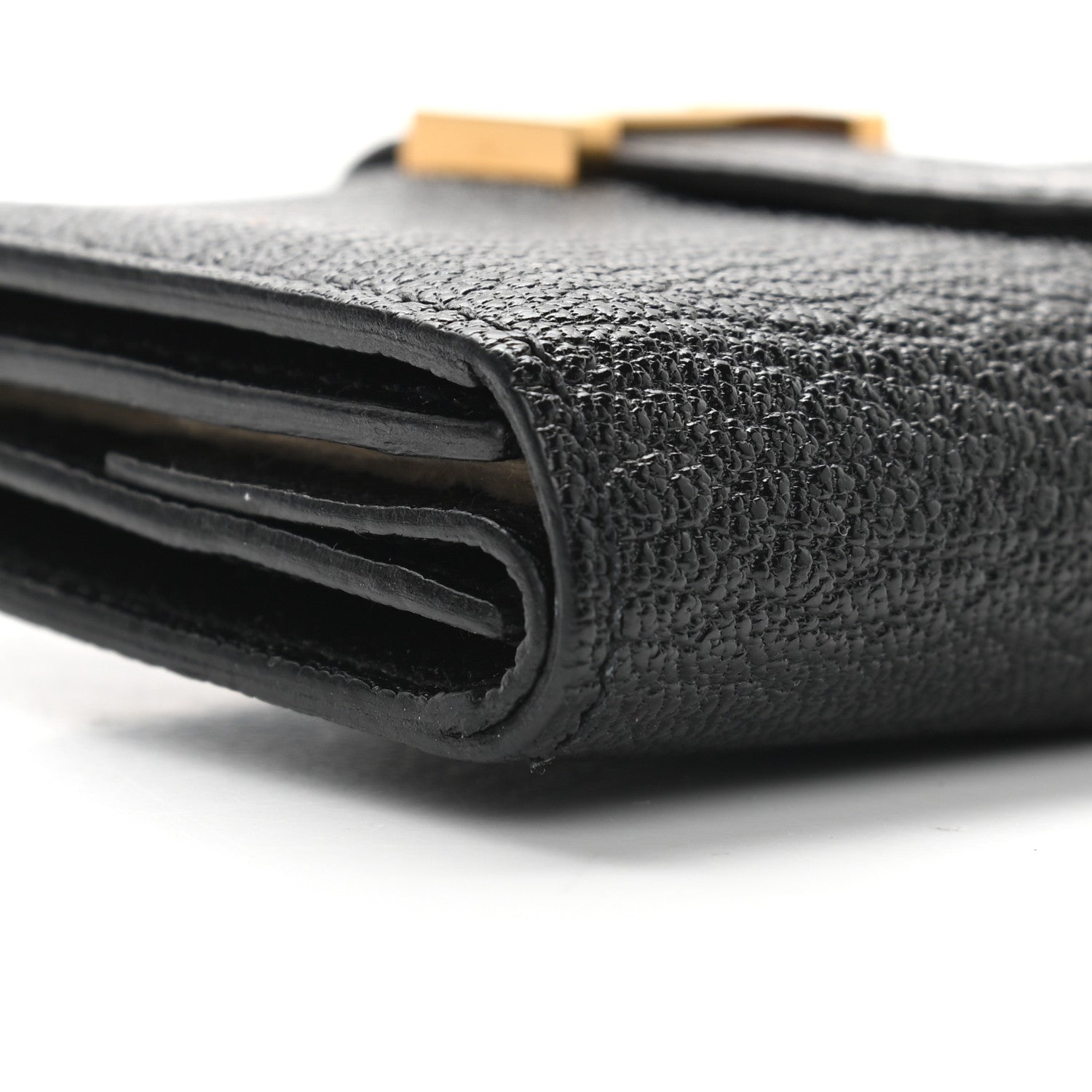 Hermes Chevre Mysore Mini Bearn Wallet Black 5 of 8