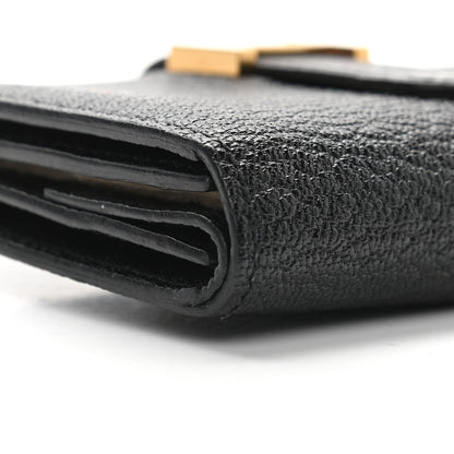 Hermes Chevre Mysore Mini Bearn Wallet Black 5 of 8