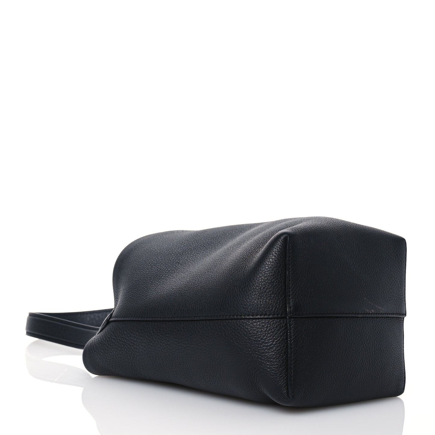Grained Calfskin Small N/S Park Tote Black