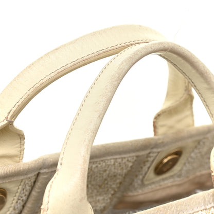 Chanel Canvas Large Deauville Tote Ivory 20 of 35