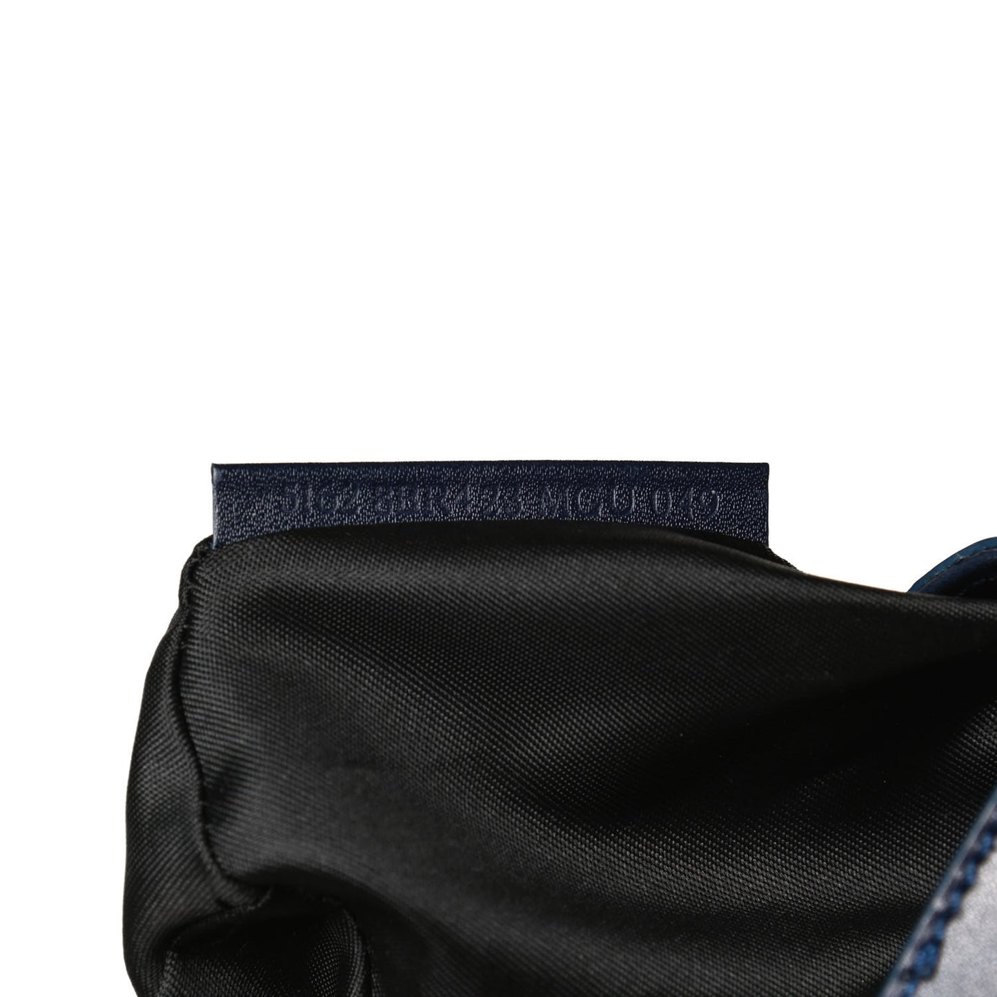Zucchino Cuoio Ingrassato Shoulder Bag Beige Blue