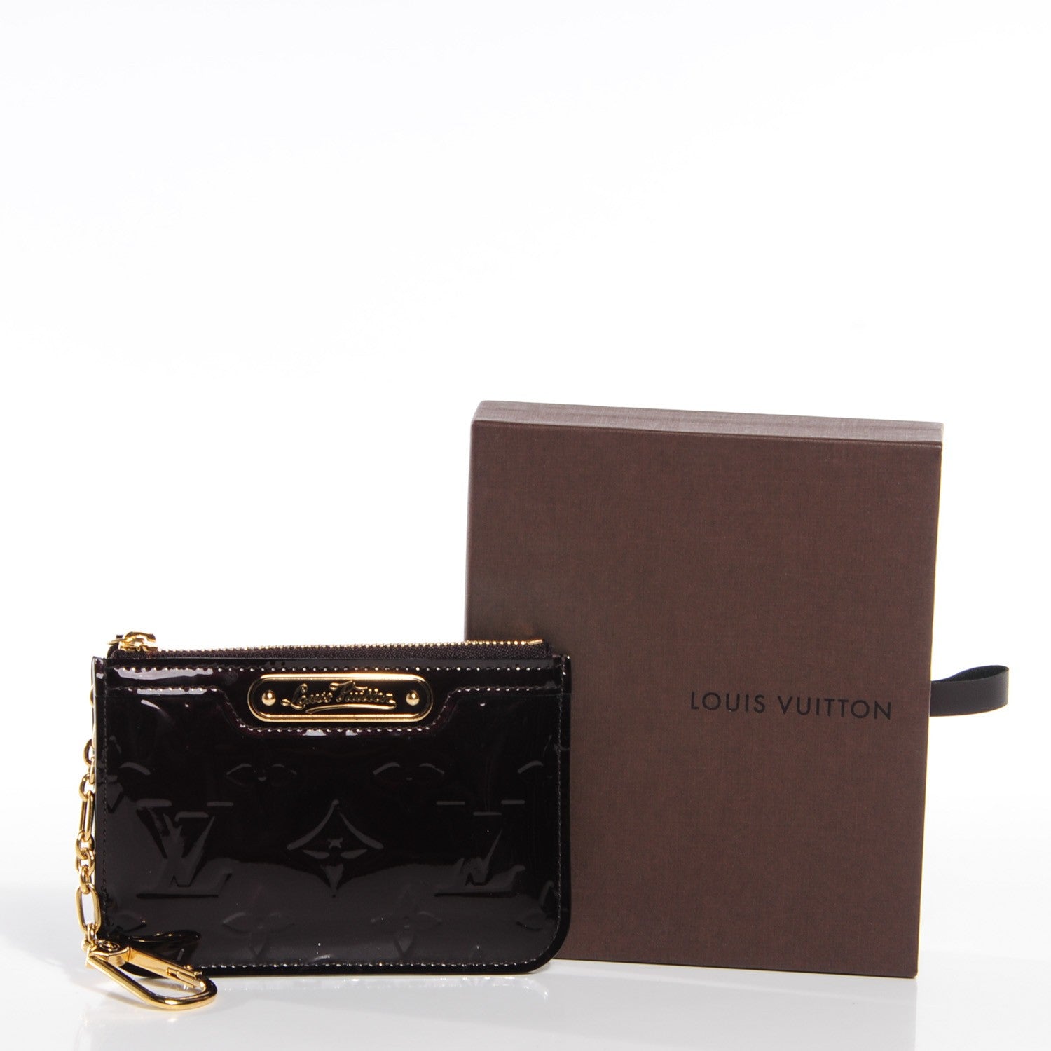 Louis Vuitton Vernis Key Pouch Amarante 8 of 8