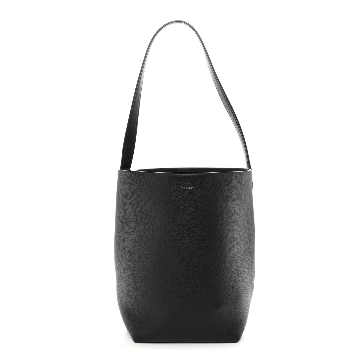 Grained Calfskin Medium N/S Park Tote Black