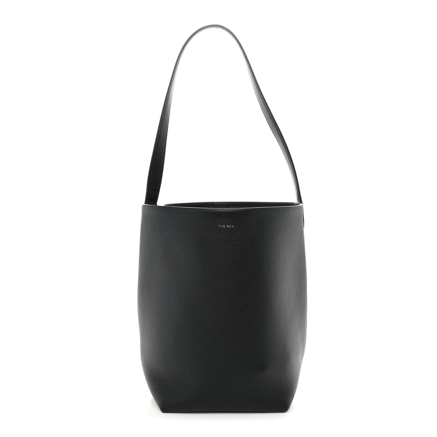 The Row Grained Calfskin Medium N/S Park Tote Black 1 of 8