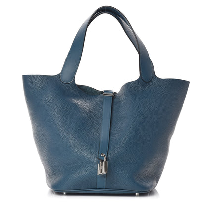 Hermes Taurillon Clemence Veau Swift Picotin Lock 26 GM Colvert 1 of 10