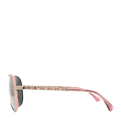 Chanel Pilot Winter Sunglasses 4219-Q Light Pink 3 of 7