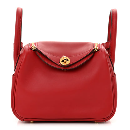 Hermes Swift Mini Lindy 20 Rouge Piment 1 of 11