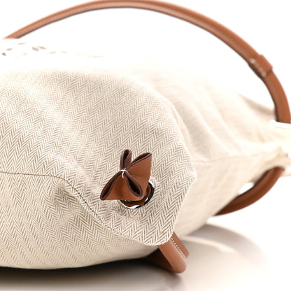 Hermes Toile Swift Maline Bag Gold Craie 8 of 8