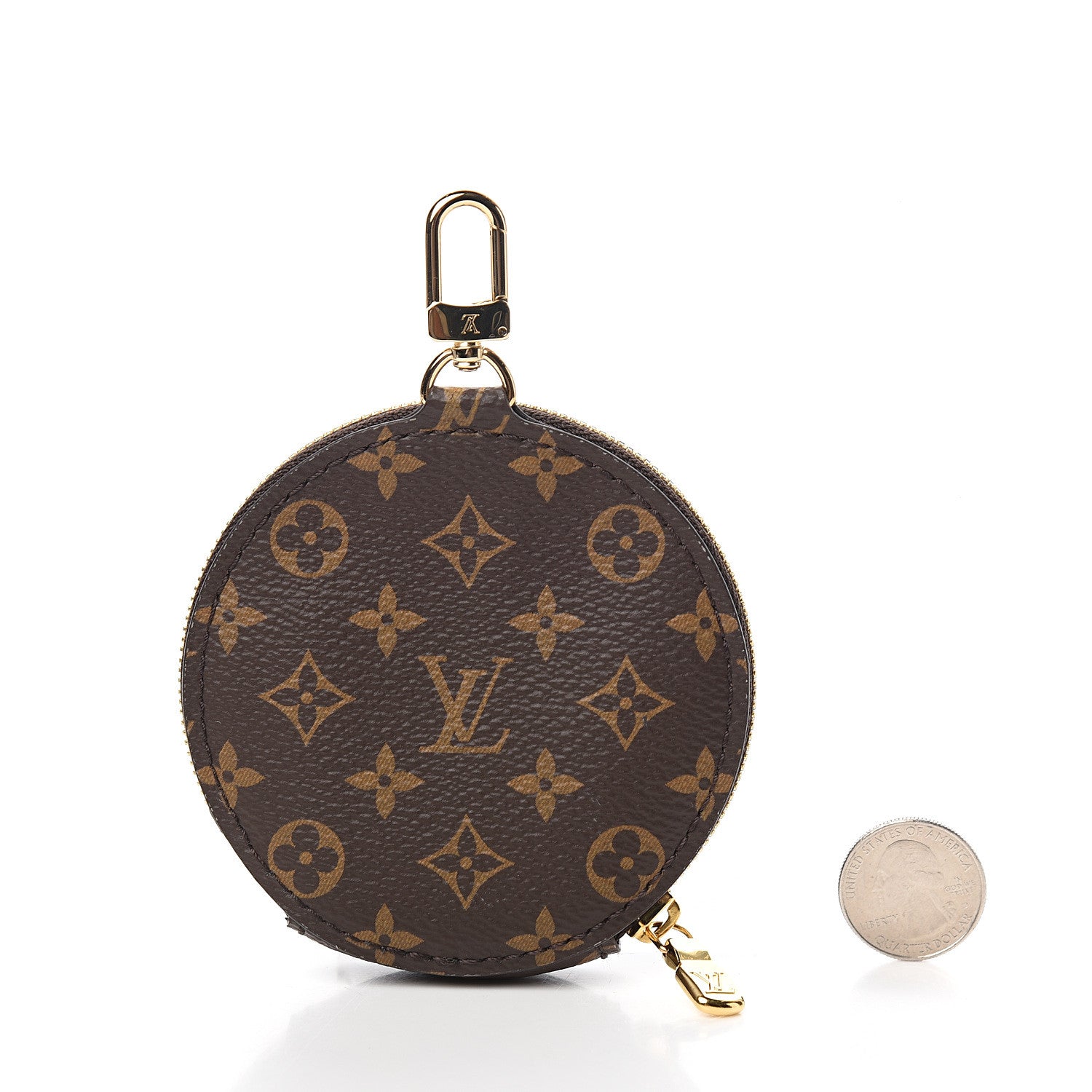 Louis Vuitton Monogram Multi Pochette Accessories Round Coin Purse 2 of 5