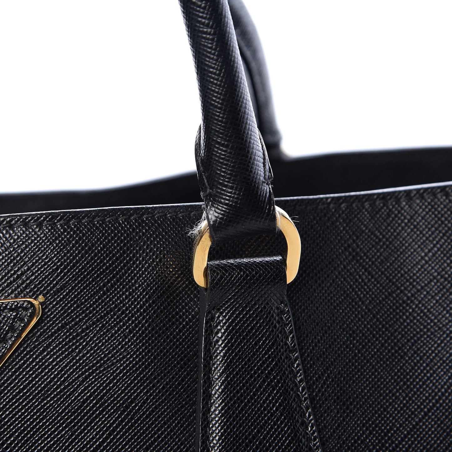 Saffiano Lux Large Tote Black