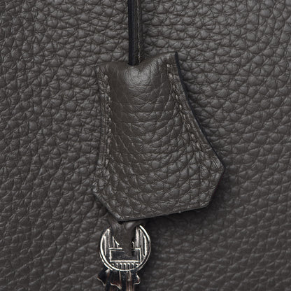 Hermes Taurillon Clemence Horseshoe Kelly Retourne 32 Graphite Tosca 31 of 41