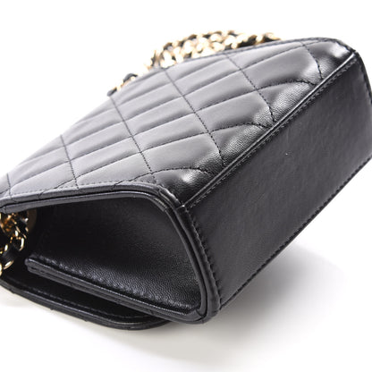 Chanel Lambskin Quilted Mini Trendy CC Chain Wallet Black 7 of 12